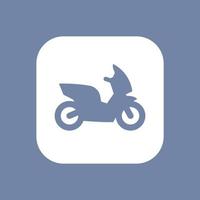 ícone de scooter, moto, pictograma de scooter, ícone isolado, ilustração vetorial vetor