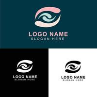 emblema do logotipo de design para negócios, tecnologia, corporação vetor