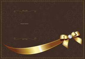 Golden Luxury Invitation Vector Template