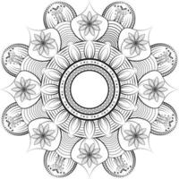 design de modelo de mandala vetor