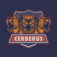 logotipo de esportes cerberus vetor