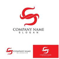 vetor de design de logotipo de carta corporativa de negócios.