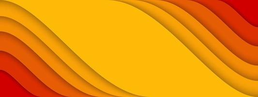 abstrato com combinação de cores laranja e vermelho. design de fundo minimalista moderno vetor