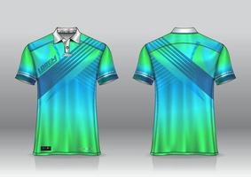 design de uniforme de camisa polo para esportes ao ar livre vetor