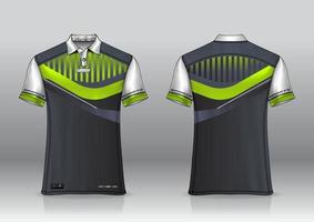 design de uniforme de camisa polo para esportes ao ar livre vetor