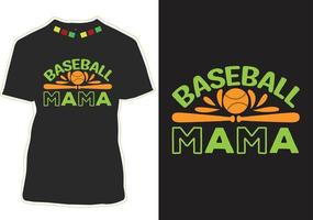 vetor de design de camiseta de beisebol