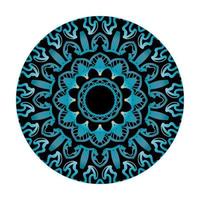 design de mandala indiano ornamental de luxo. vetor