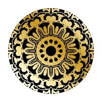 design de mandala indiano ornamental de luxo. vetor