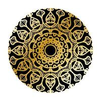 design de mandala indiano ornamental de luxo. vetor