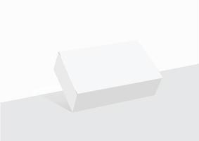 maquete de caixa realista 3d, maquete de produto médico, maquete de caixa de embalagem de papelão de produto vetor livre