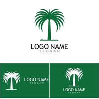 design de símbolo de vetor de modelo de logotipo de árvore de datas