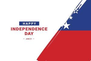 dia da independência de samoa vetor