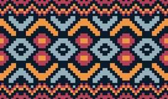 impressão de padrão geométrico abstrato sem costura para tecidos étnicos boho textura padrão sem emenda. mosaico abstrato vintage, design africano para estampas vetor