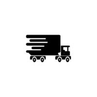 design de ilustração vetorial de ícone de caminhão vetor