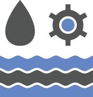 estilo de ícone de gerenciamento de água vetor