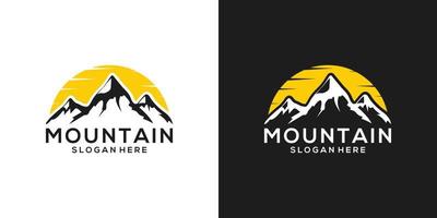 modelo de design de logotipo de vetor de montanha. logotipo da montanha.