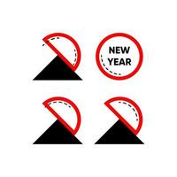 design plano 2022 evento de feliz ano novo, modelo de design vetorial para calendário, cartão de felicitações, site, banner. vetor