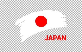 bandeira do japão com fundo transparente vetor