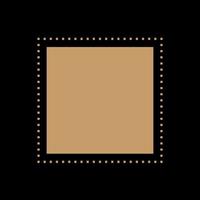 silhueta de símbolo de ouro bege minimalista boho. modelo de impressão de pôster boho. fundo de padrão de ícone de elemento gráfico boho vetor