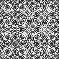 padrão sem emenda floral abstrato. fundo ornamental floral mosaico. ornamento muçulmano em estilo árabe oriental. motivos árabes, turcos, indianos. bom para tecido, têxtil, design de fundo de papel de parede vetor