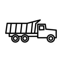 gráfico de ilustração vetorial de ícone de caminhão vetor