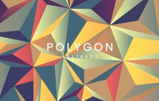 o padrão geométrico poligonal abstrato de polígono com design de fundo de triângulo e círculos, vetor e ilustração
