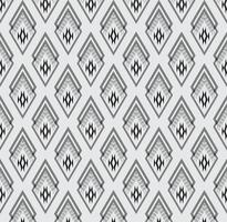 design de bordado de textura étnica geométrica com design de fundo azul escuro, saia, tapete, papel de parede, roupas, embrulho, batik, tecido, folha branca, vetor de formas de triângulo amarelo e rosa, ilustração