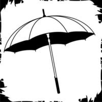 guarda-chuva de ícone de ilustração de objetos vetoriais vetor
