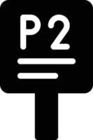 estacionamento 2 ilustração vetorial em ícones de símbolos.vector de qualidade background.premium para conceito e design gráfico. vetor