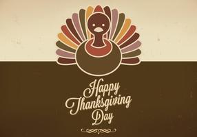 Grungy Thanksgiving Background Vector