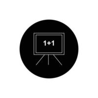 vetor de escola quadro-negro para apresentação do ícone do símbolo do site
