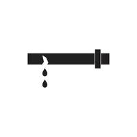 vetor de água do tubo para apresentação do ícone do símbolo do site