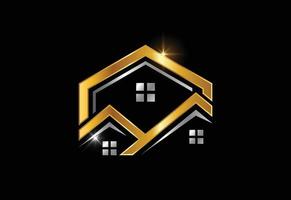 logotipo imobiliário, logotipo da casa, símbolo de sinal de logotipo em casa