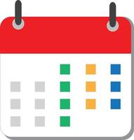ícone de calendário. símbolo de calendário. vetor