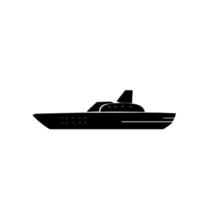 design de ícone de navio vetor