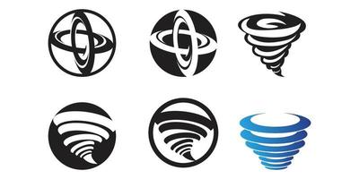 logotipo de ícone de vetor livre de tornado