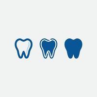 ilustração em vetor modelo logotipo dental