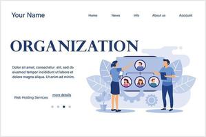 organograma - equipe, negócios, corporação, apresentação, oficial