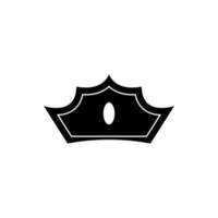 ícone da coroa ícone do gráfico de colunas ou logotipo isolado símbolo ilustração vetorial - ícones vetoriais de estilo preto de alta qualidade vetor