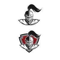 ilustração do logotipo do gladiador vetor