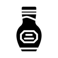 ilustração vetorial de ícone de glifo de wasabi de embalagem vetor