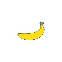 projeto de ilustração vetorial de logotipo de banana vetor