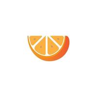 design de ilustração vetorial de logotipo de fruta laranja vetor