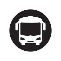 design de ilustração vetorial de ícone de ônibus vetor