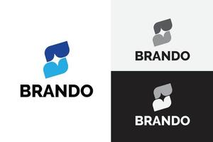 modelo de design de logotipo corporativo vetor