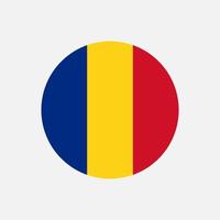 país Romênia. bandeira da Romênia. ilustração vetorial. vetor