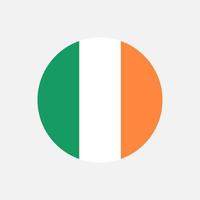 país Irlanda. bandeira da Irlanda. ilustração vetorial. vetor