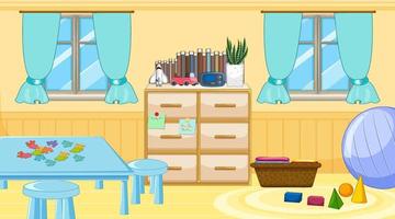 quarto infantil com muitos móveis