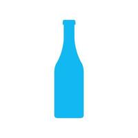 garrafa de vinho ilustrada em um fundo branco vetor