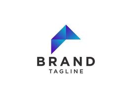 letra um logotipo utilizável para negócios, branding, recursos gráficos e mais design de vetor plano gradiente